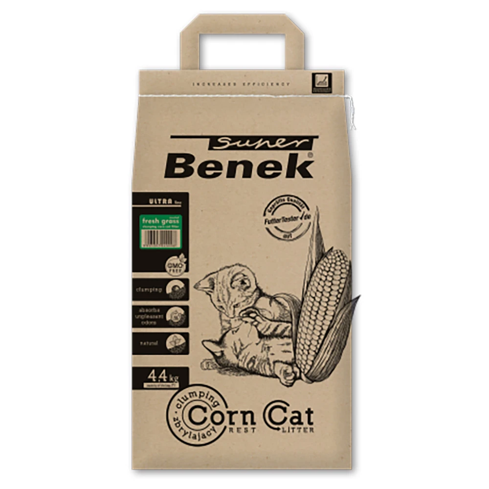 Super Benek Corn Cat Ultra čerstvá tráva - 7 l (cca 4,4 kg)