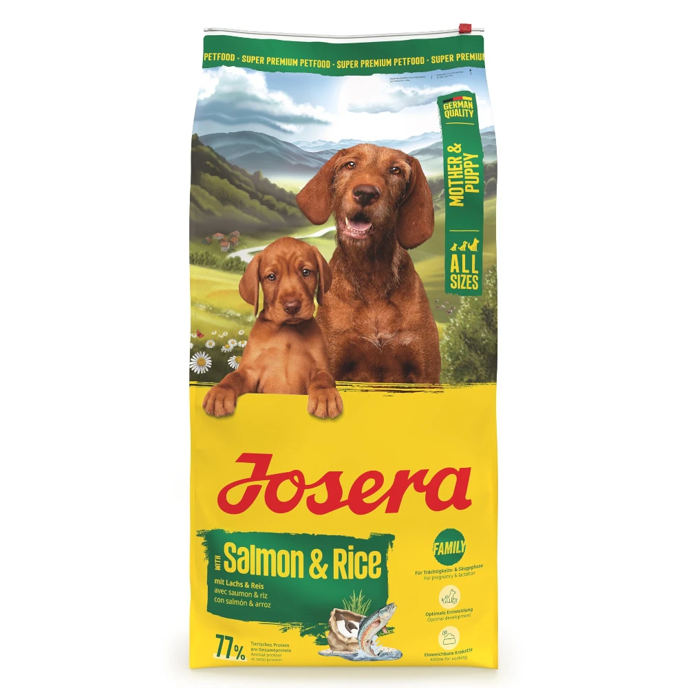 Josera Mother & Puppy losos s ryžou - 12,5 kg