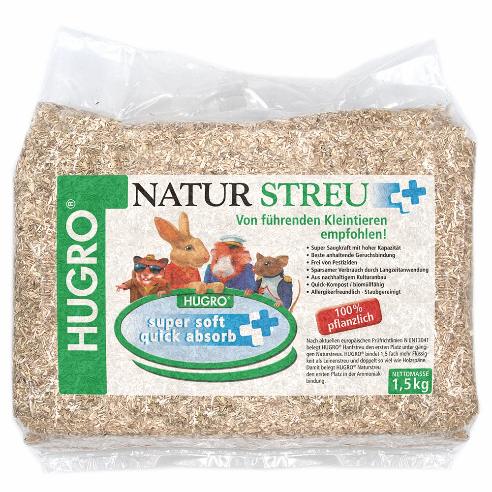 Prírodná podstielka Hugro  - 1,5 kg