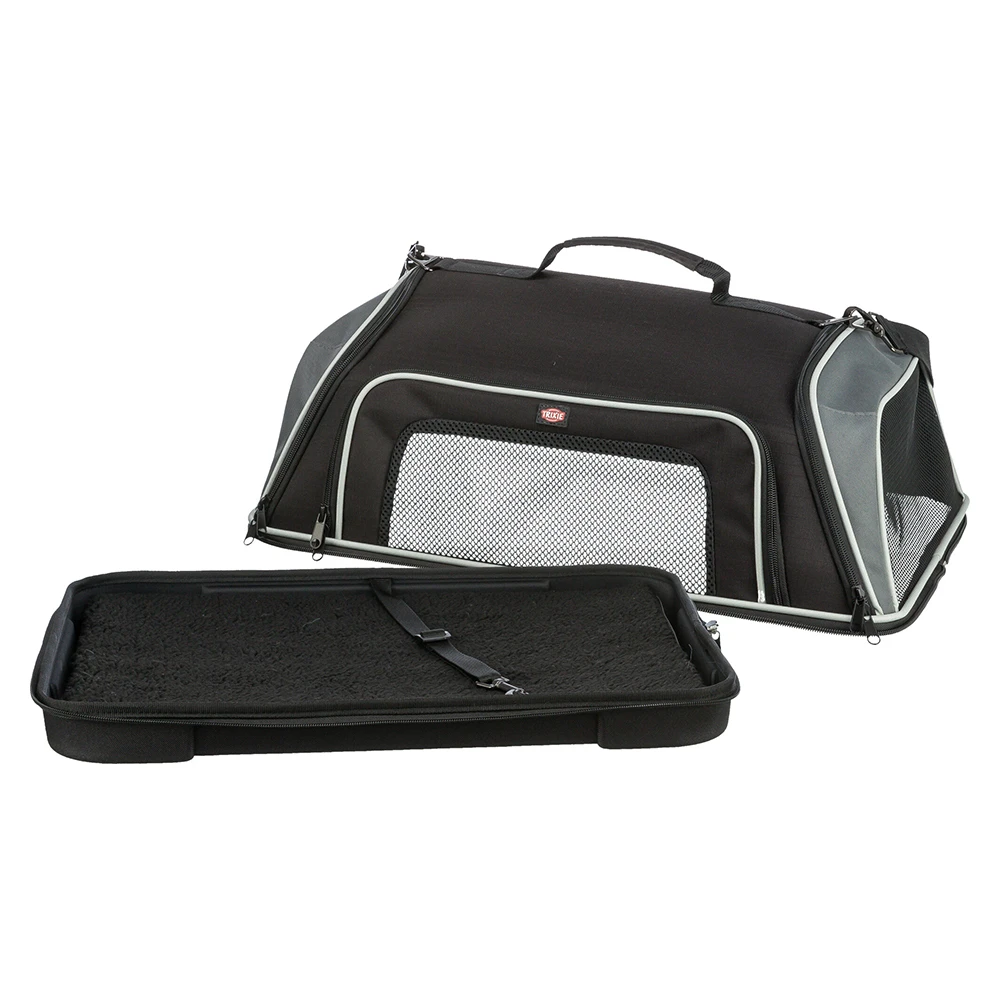 Trixie Airlane prepravná taška Boarding - čierna/sivá, d 55 x š 40 x v 23 cm