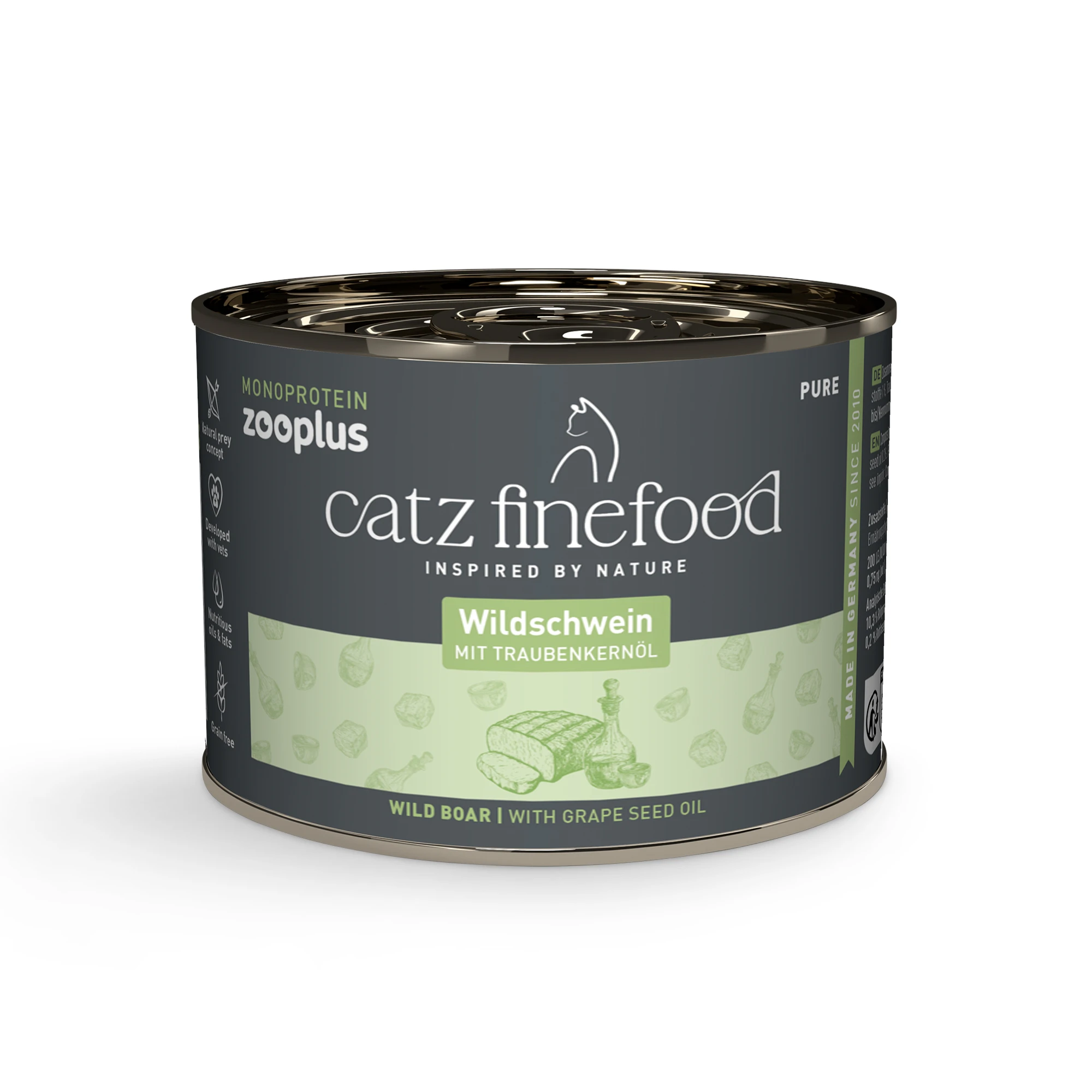 Výhodné balenie catz finefood Monoprotein zooplus 24 x 200 g - diviak