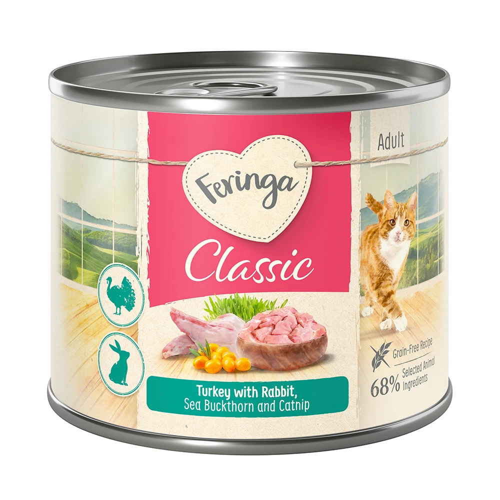 Feringa Classic Meat Menu 6 x 200 g - králičie a morčacie