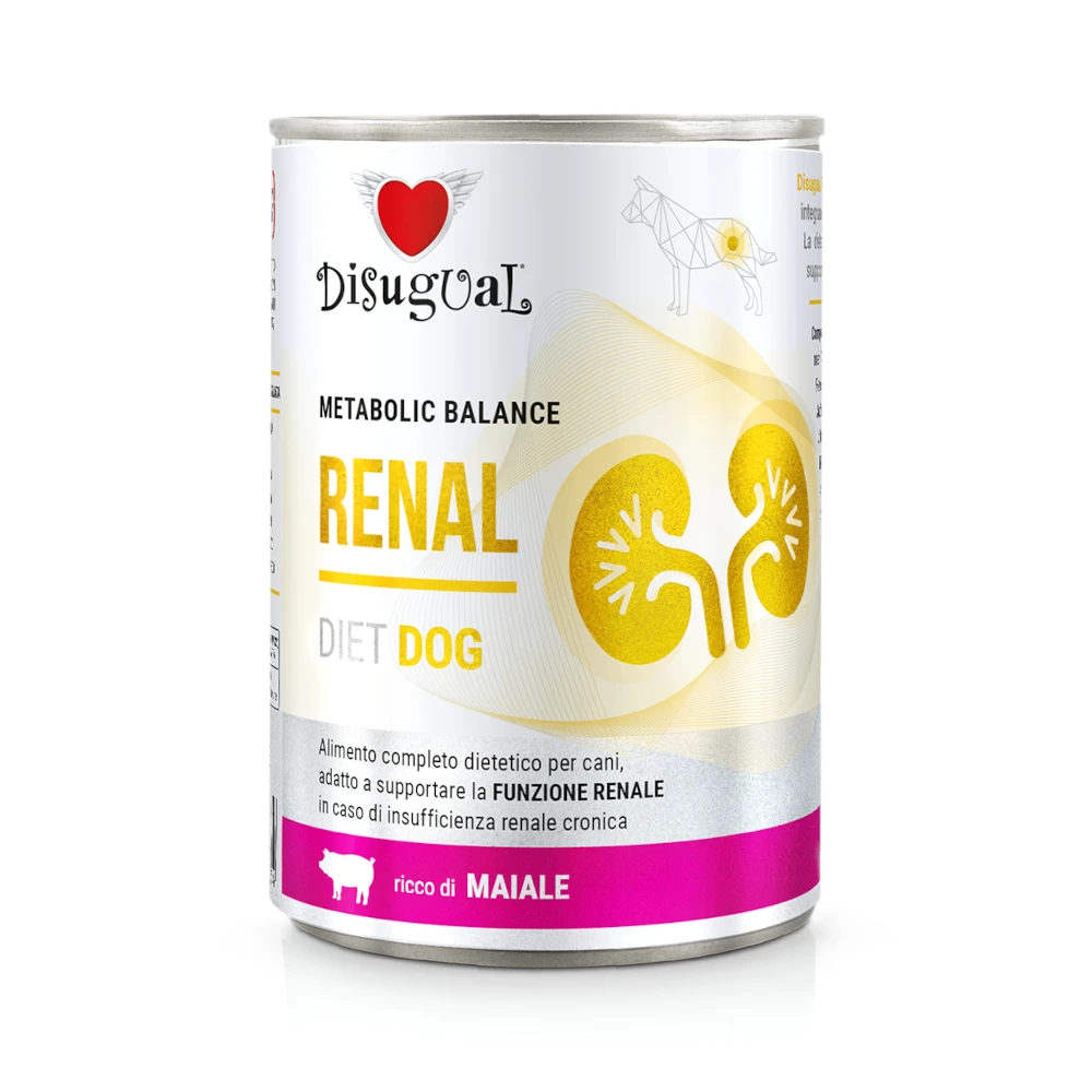 Výhodné balenie Disugual Renal pre psov 24 x 400 g - bravčové