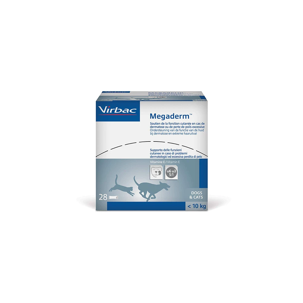 Virbac Megaderm - 28 x 4 ml Mačky a psy
