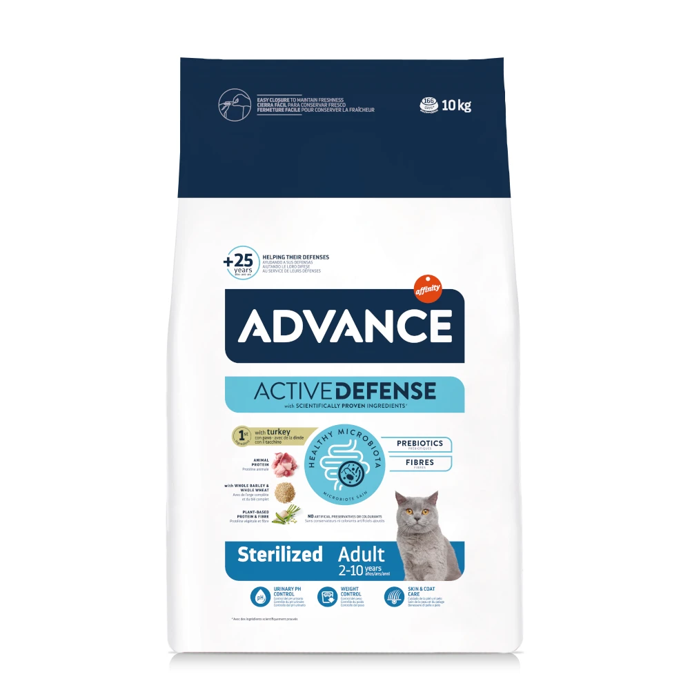 Advance Cat Sterilized Turkey - 10 kg