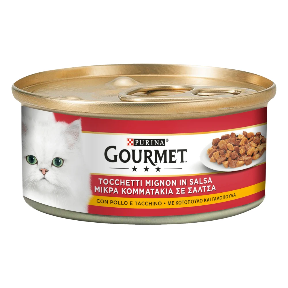 Gourmet konzervy 24 x 195 g - kura, morka