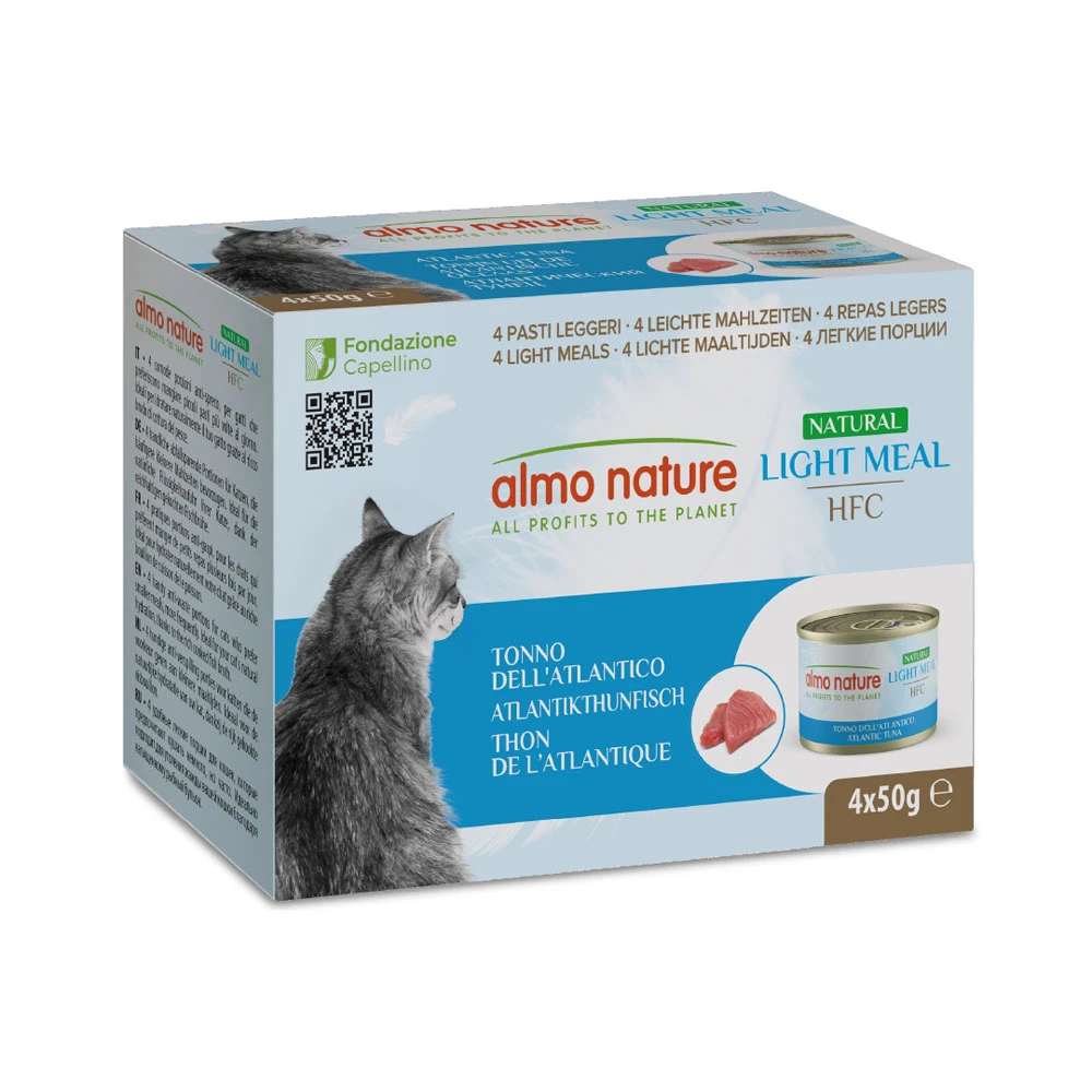 Výhodné balenie Almo Nature HFC Natural Light 12 x 50 g - tuniak atlantický