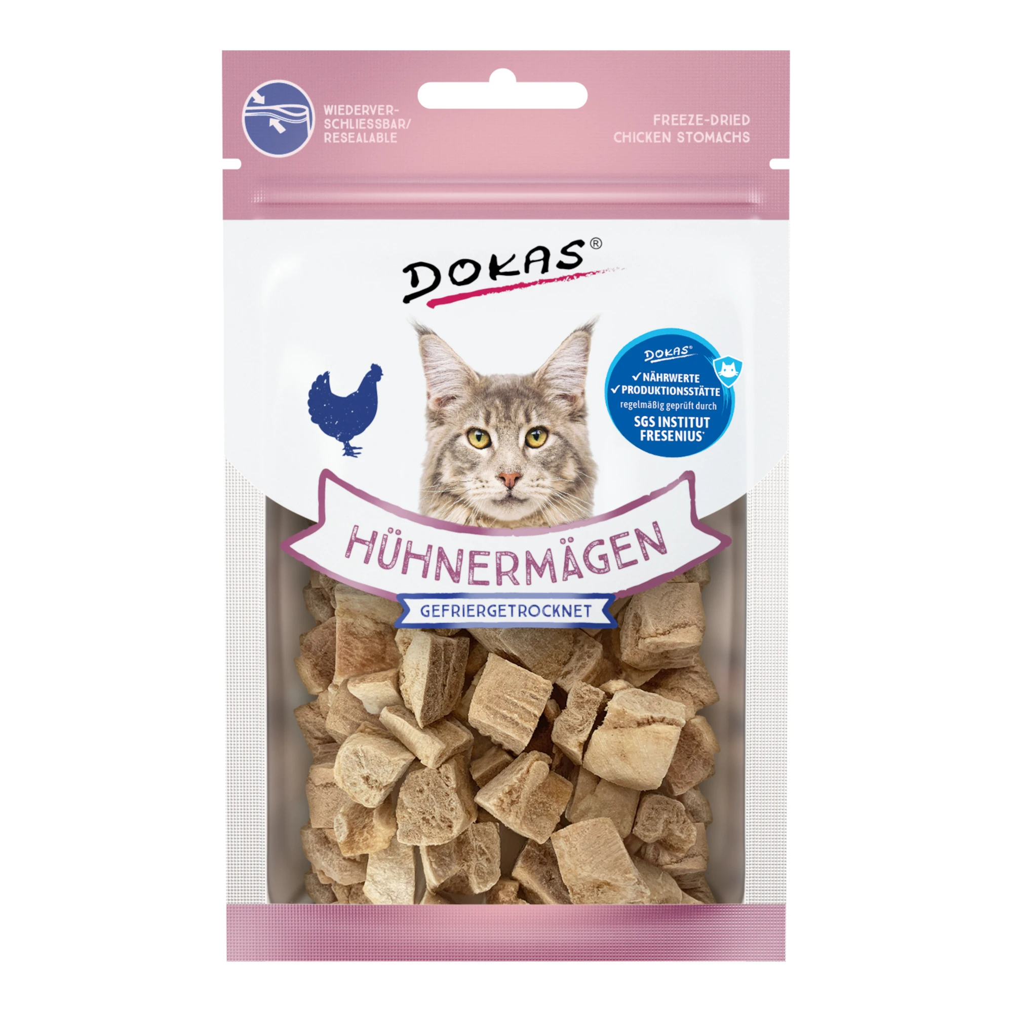 Dokas kuracie žalúdky lyofilizované - výhodné balenie: 2 x 12 g