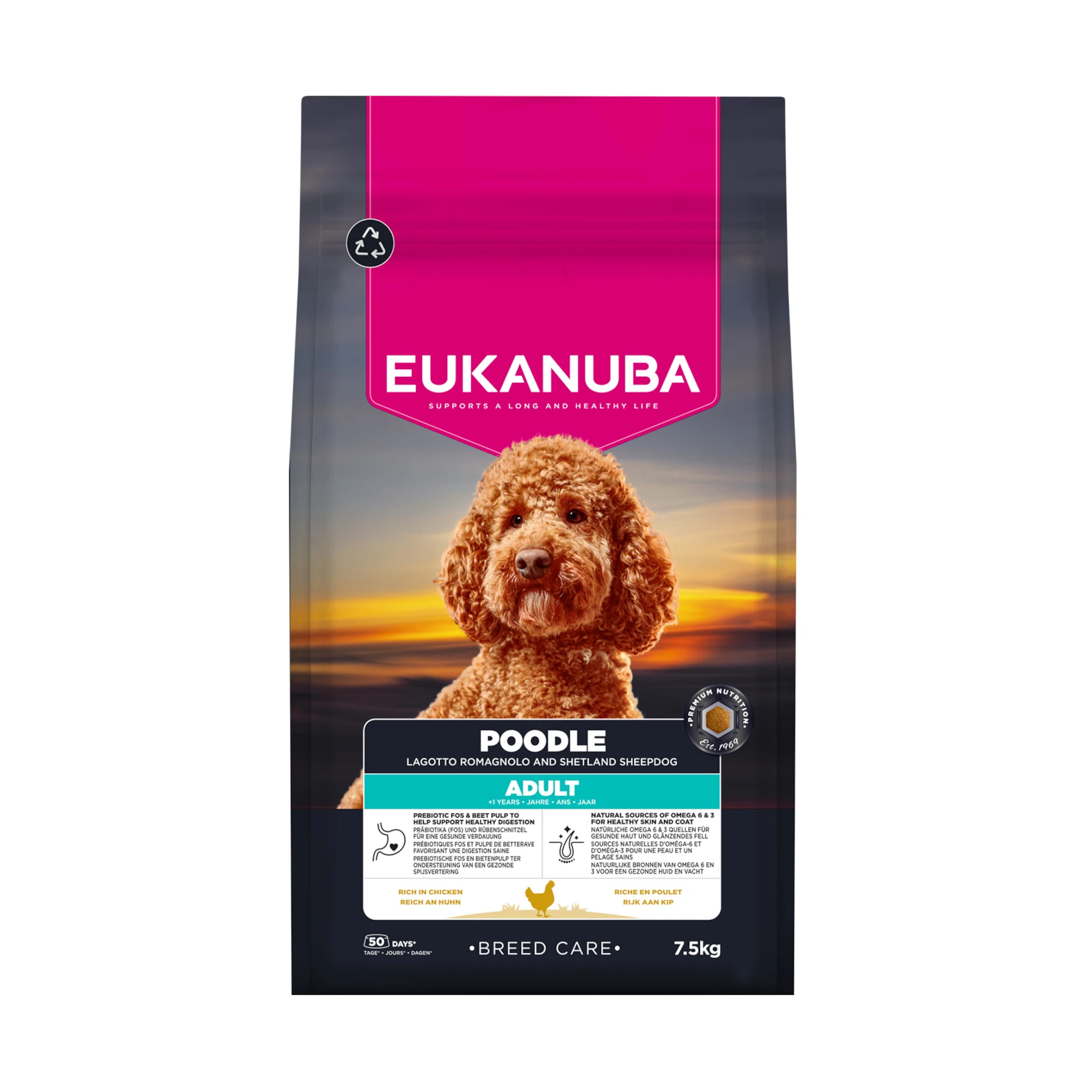 Eukanuba Adult Breed Care Poodles - 7,5 kg