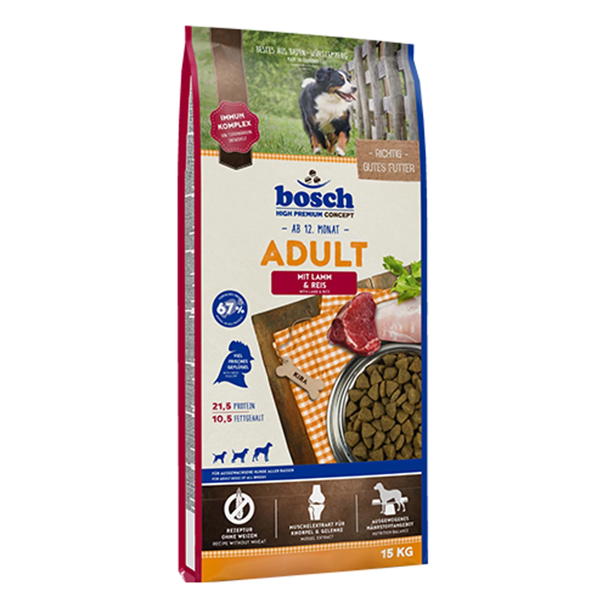 Dvojbalenie granúl bosch 2 x veľké balenie - Adult Adult Lamb & Rice (2 x 15 kg)