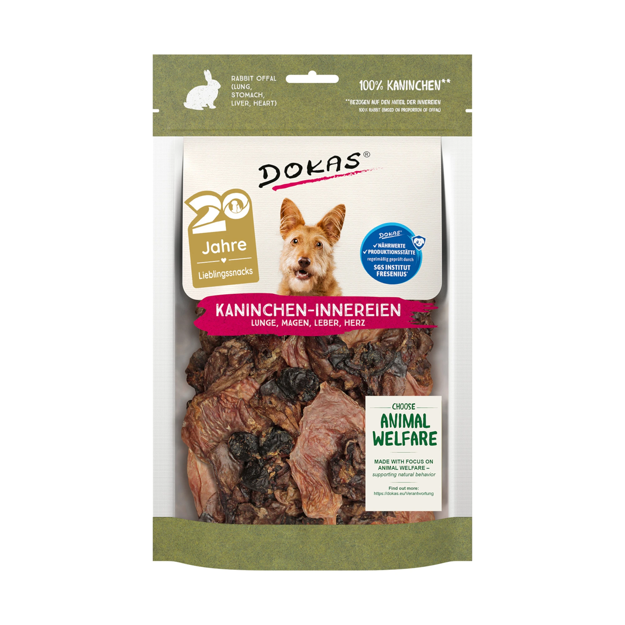 Dokas králičie vnútornosti  - výhodné balenie: 2 x 100 g