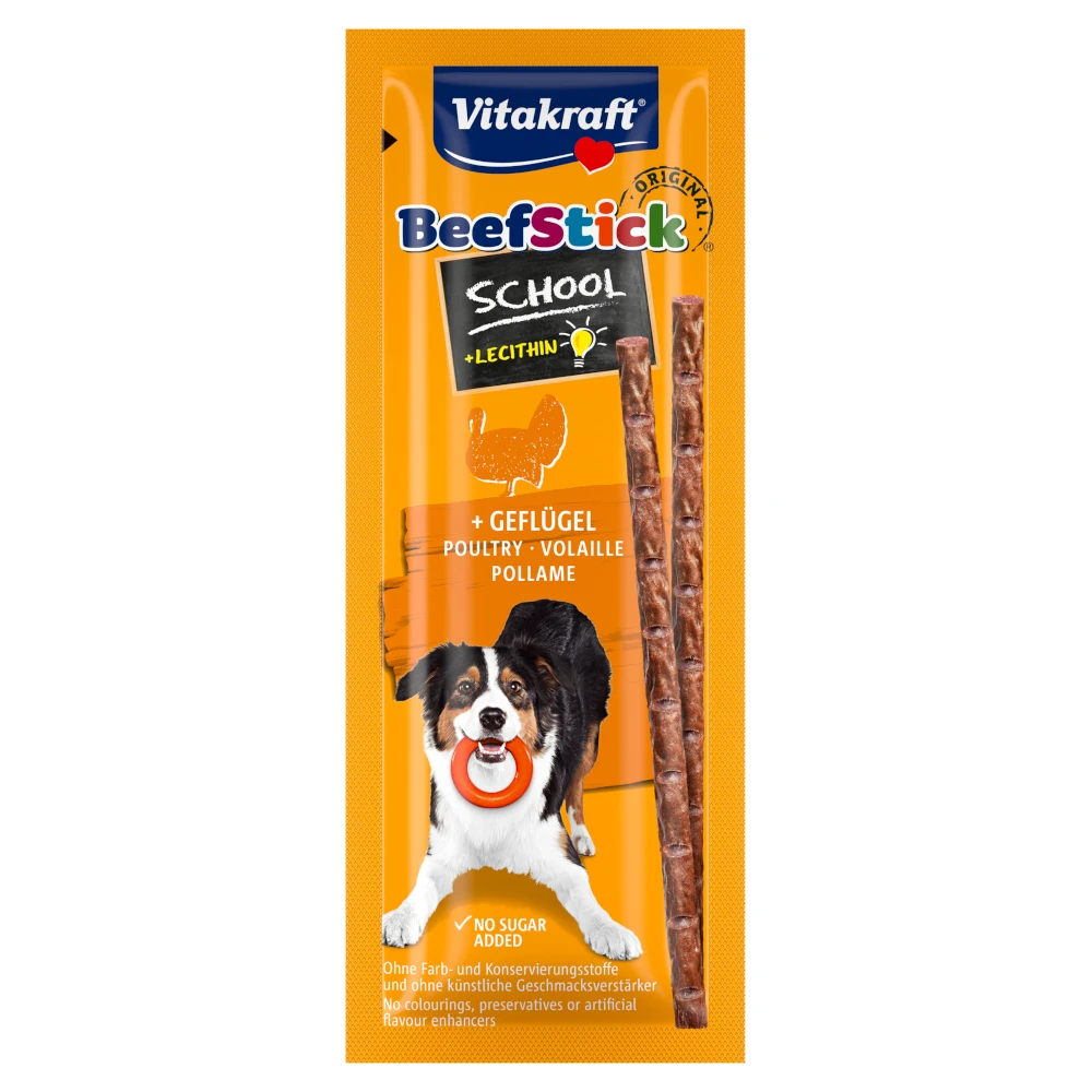 Vitakraft Beef Stick School - hydina (10 kusov, 20 g)