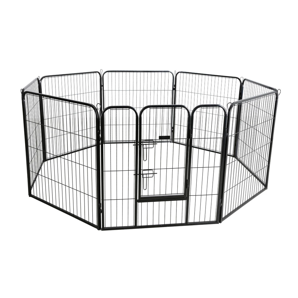 Kerbl Pet výbeh s dverami pre psov a šteňatá - 8 prvkov á Š 80 x V 77 cm