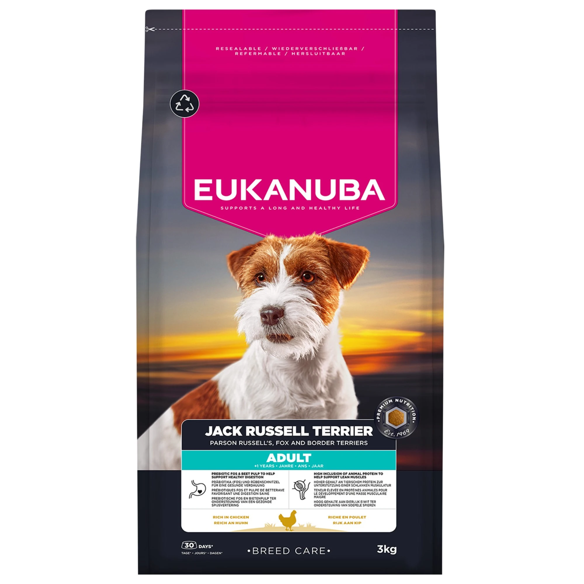 Eukanuba Adult Breed Care Jack Russell Terrier - 3 kg