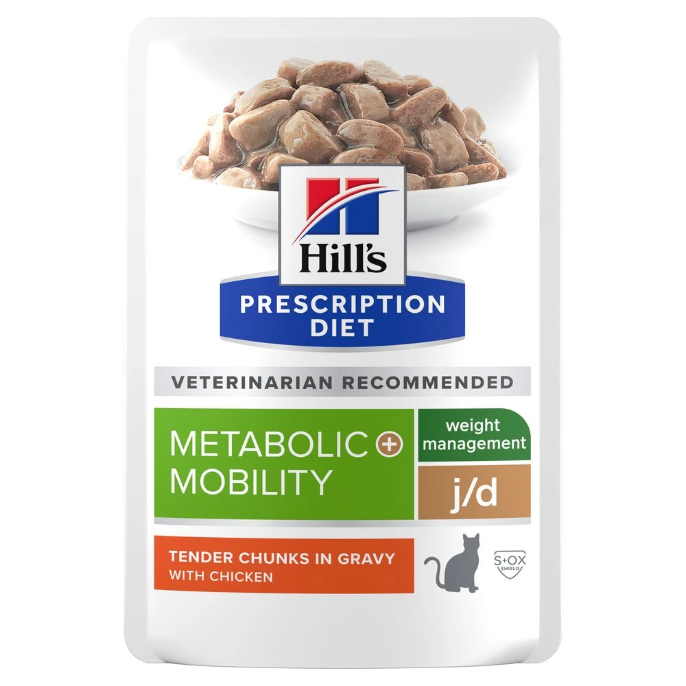 Hill's Prescription Diet j/d Metabolic + Mobility s kuracím - 12 x 85 g
