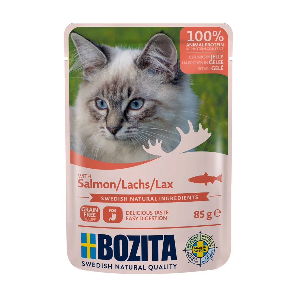 Bozita kúsky v želé 48 x 85 g - losos