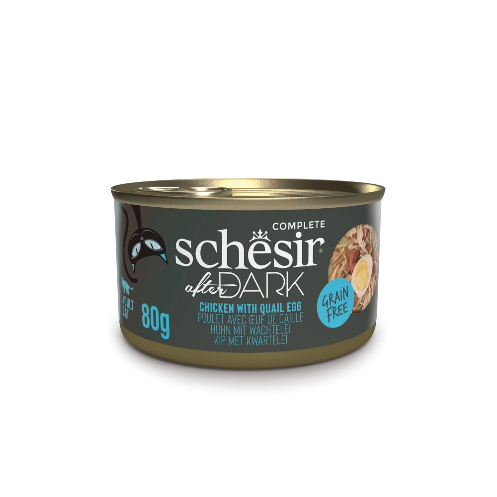 Schesir After Dark 12 x 80 g - kuracie a vajce