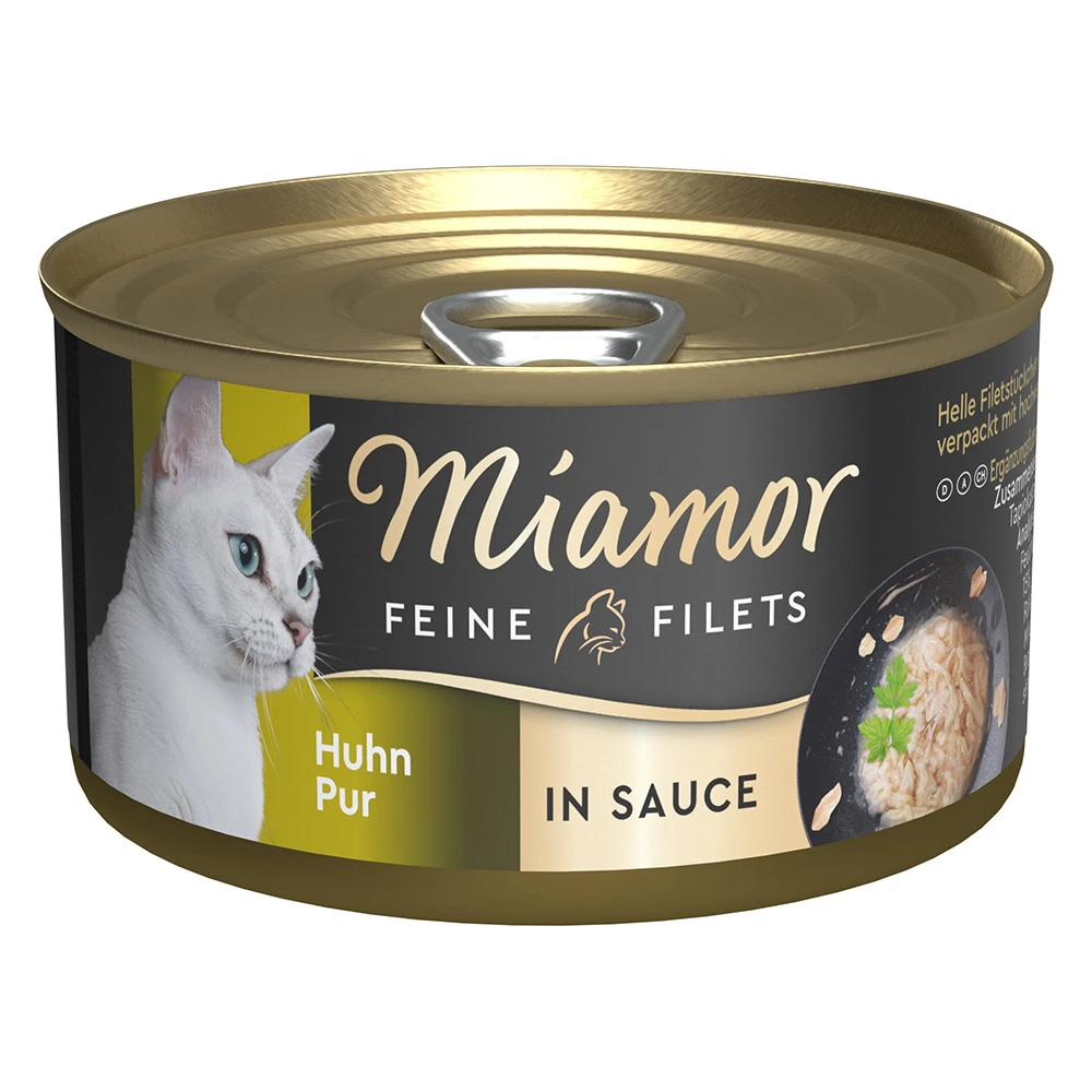 Miamor Feine Filets v omáčke 24 x 85 g - kuracie čisté