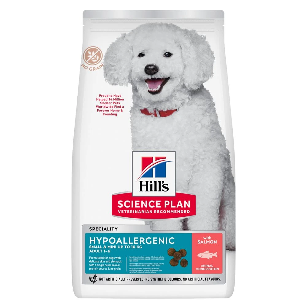Hill's Science Plan Hypoallergenic Adult Small & Mini s lososom - 2 x 6 kg