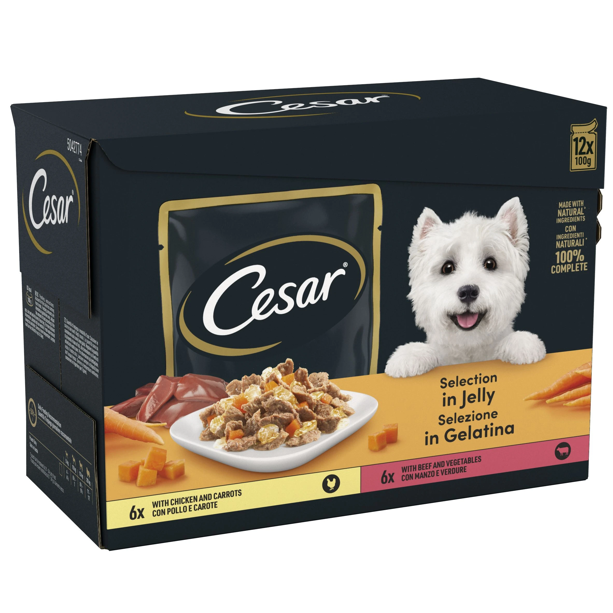 Cesar Feines Selection v želé - 96 x 100 g