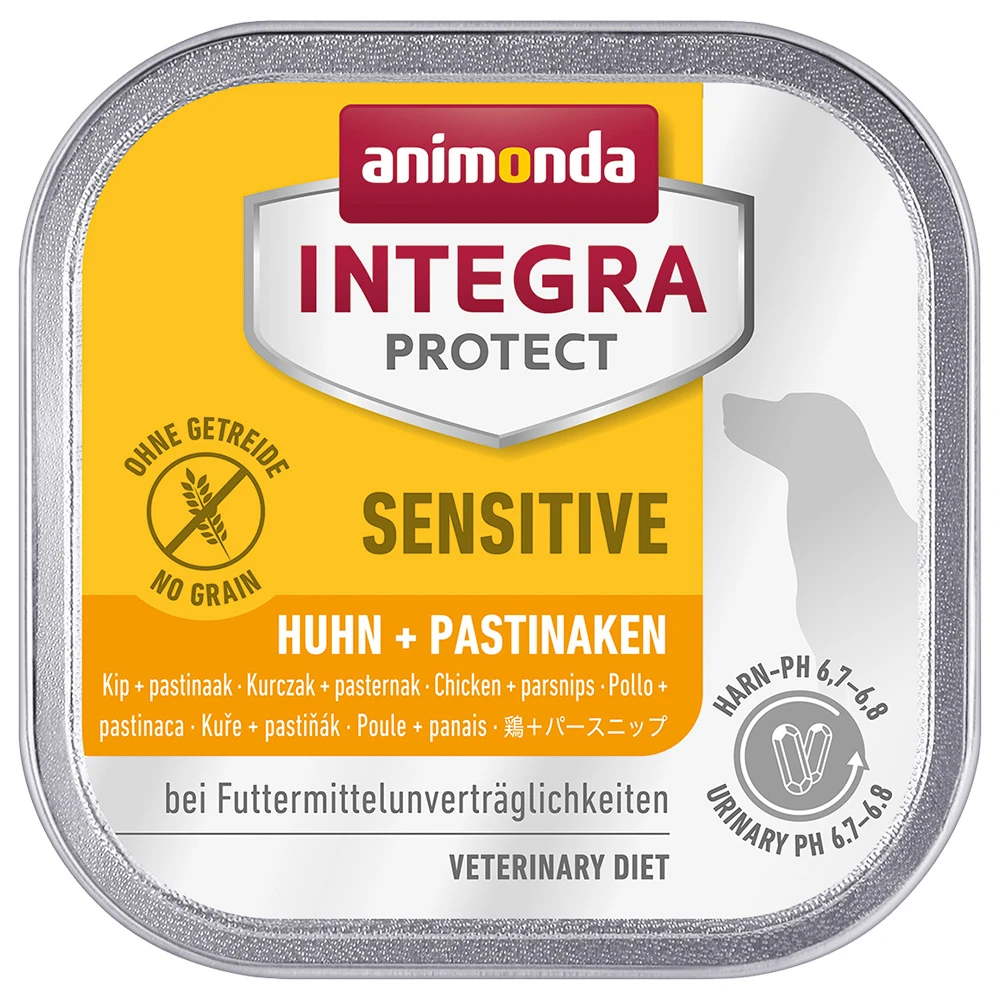 animonda Integra Protect Sensitive mištičky 6 x 150 g - kuracie s paštrnákom