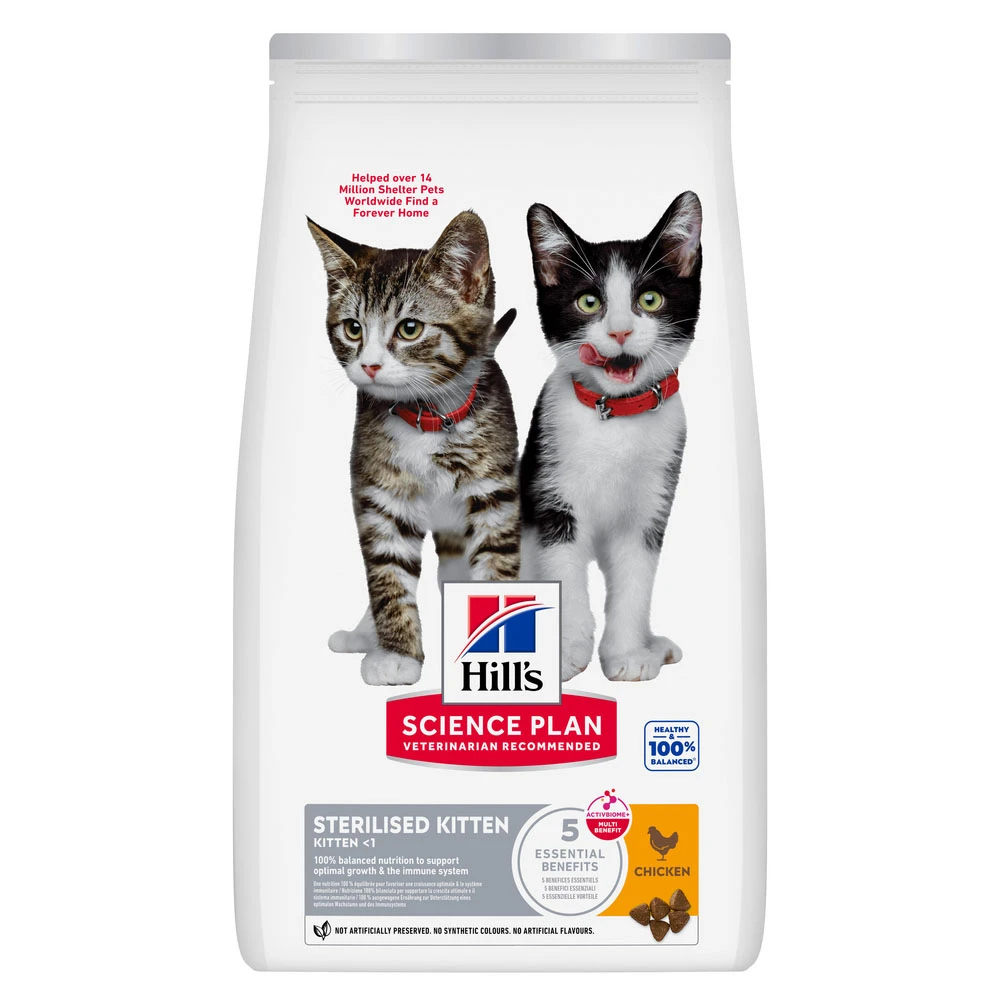 Hill's Science Plan Sterilised Kitten kuracie - 3 kg