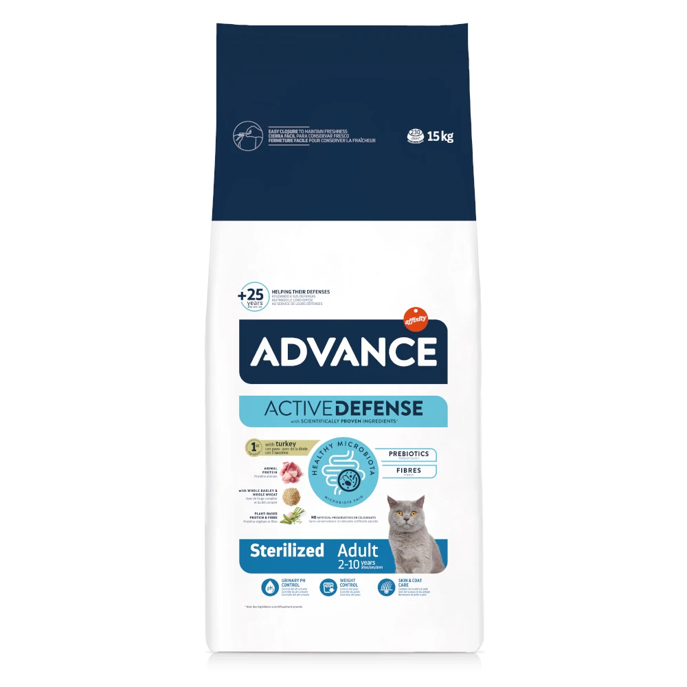 Advance Cat Sterilized Turkey - 15 kg