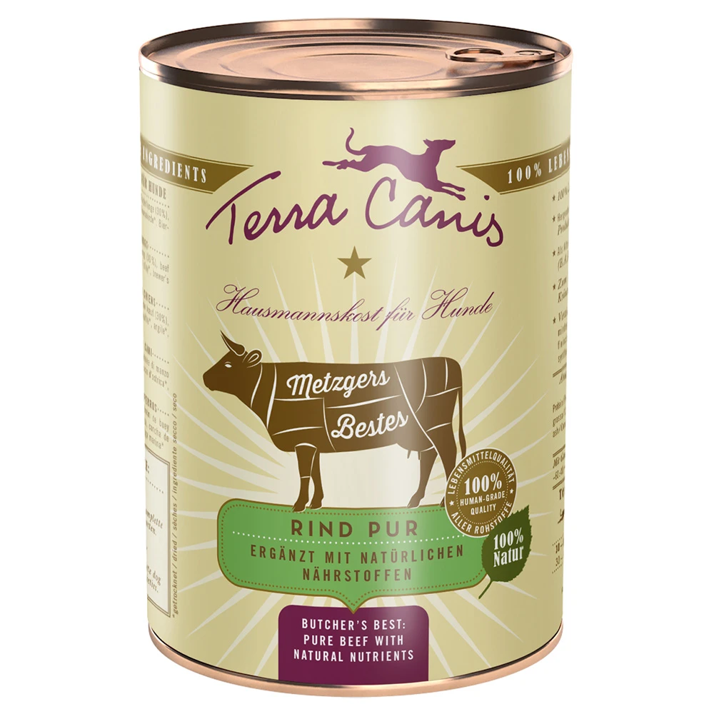 Terra Canis Metzgers Bestes 12 x 400 g - čisté hovädzie