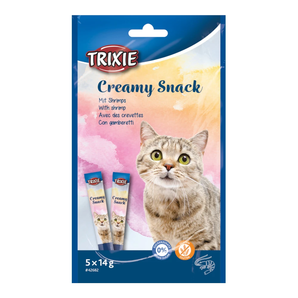 Trixie krémový snack s krevetami - výhodné balenie: 30 x 14 g