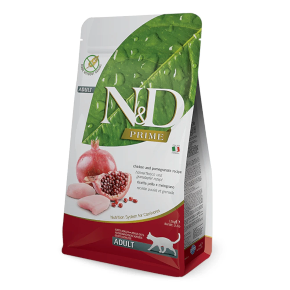 Farmina N&D Cat Grain Free Adult kuracie s granátovým jablkom - 1,5 kg