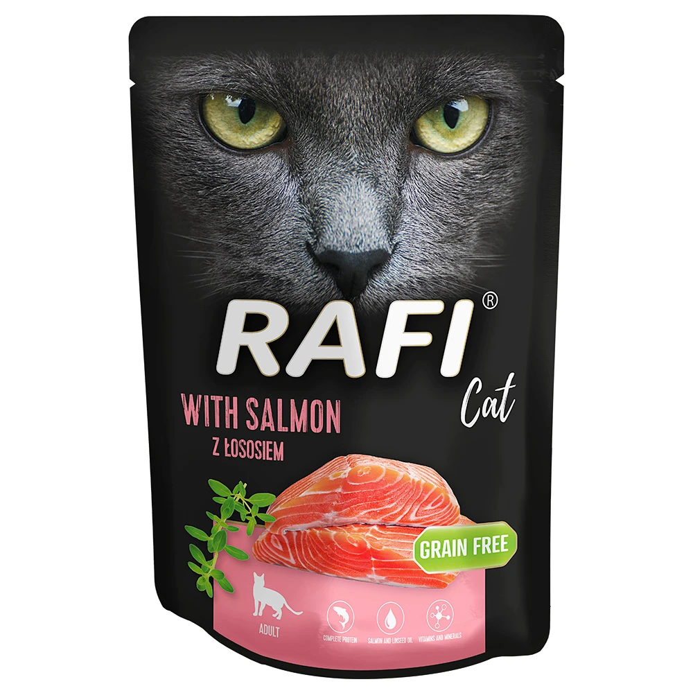Výhodné balenie Rafi Cat 20 x 300 g - losos
