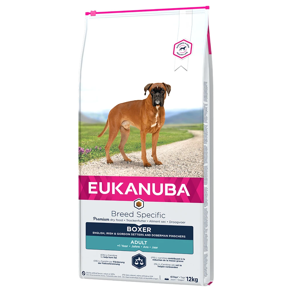 Eukanuba Adult Breed Care Boxer - výhodné balenie: 2 x 12 kg