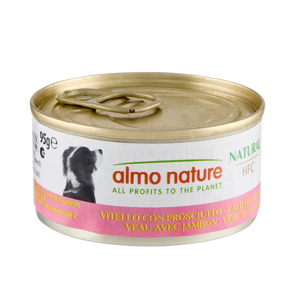 Almo Nature HFC 24 x 95 g - Teľacie so šunkou
