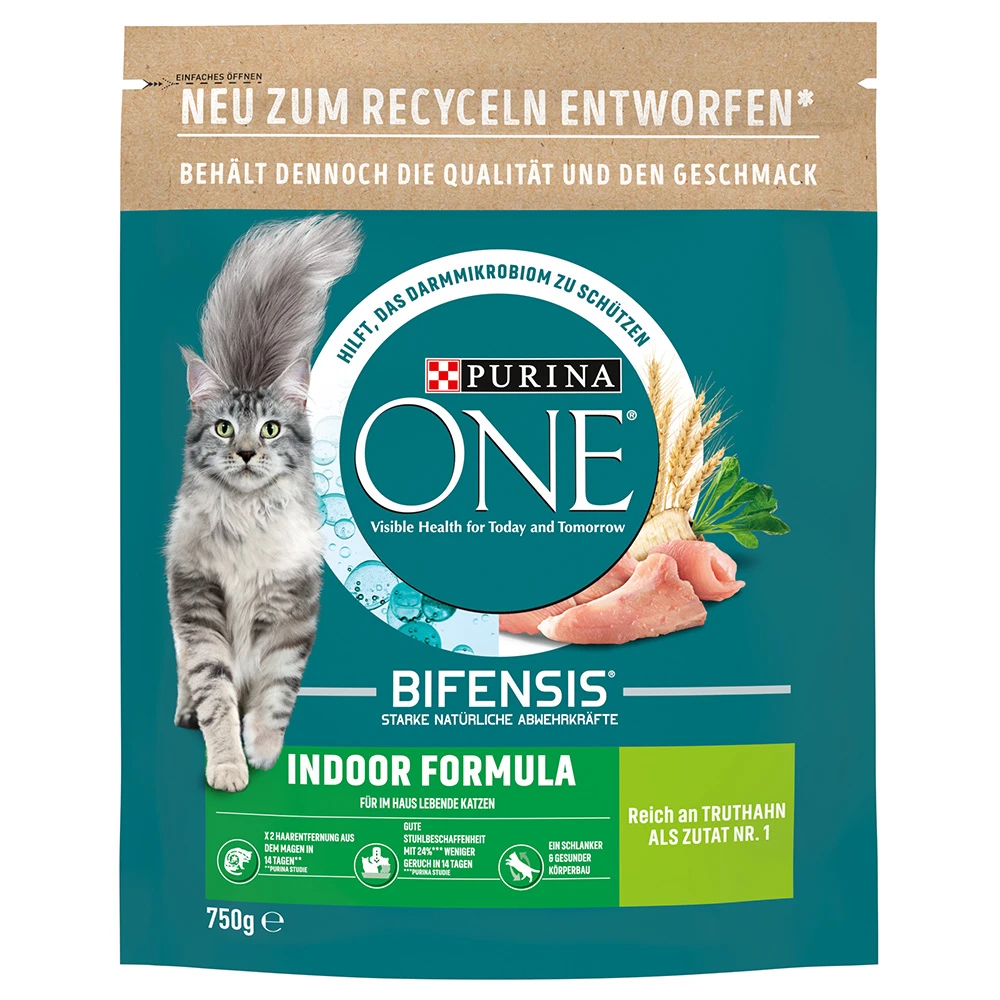 Purina ONE Indoor Formula granule moriak - 750 g