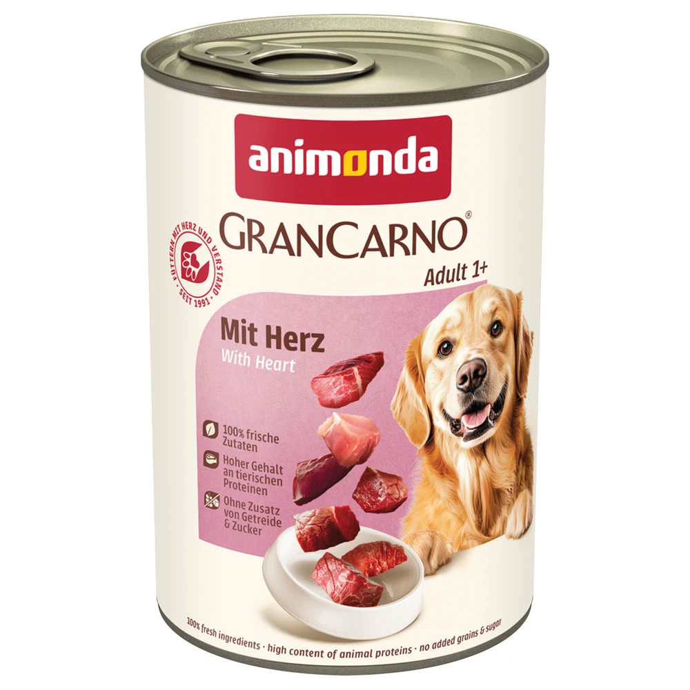 animonda GranCarno Original Adult 6 x 400 g - srdce
