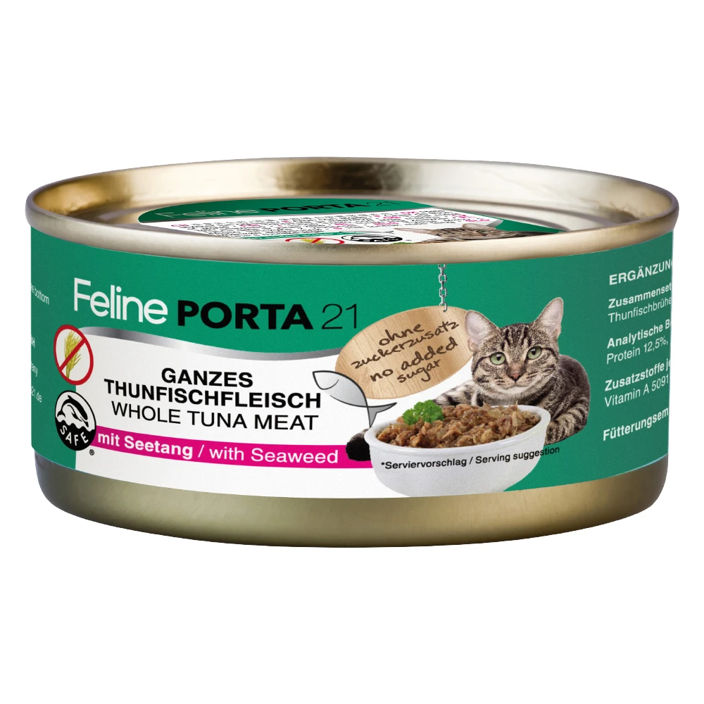 Feline Porta 21 12 x 156 g - tuniak s morskými riasami