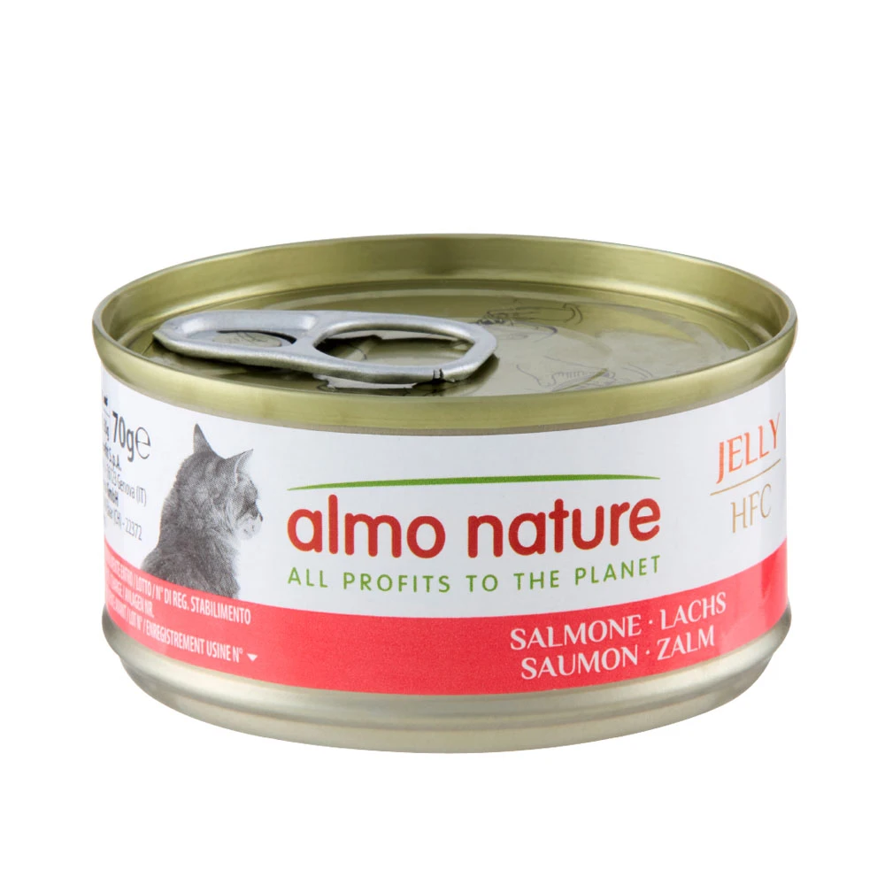 Almo Nature HFC Natural 6 x 70 g - losos v želé