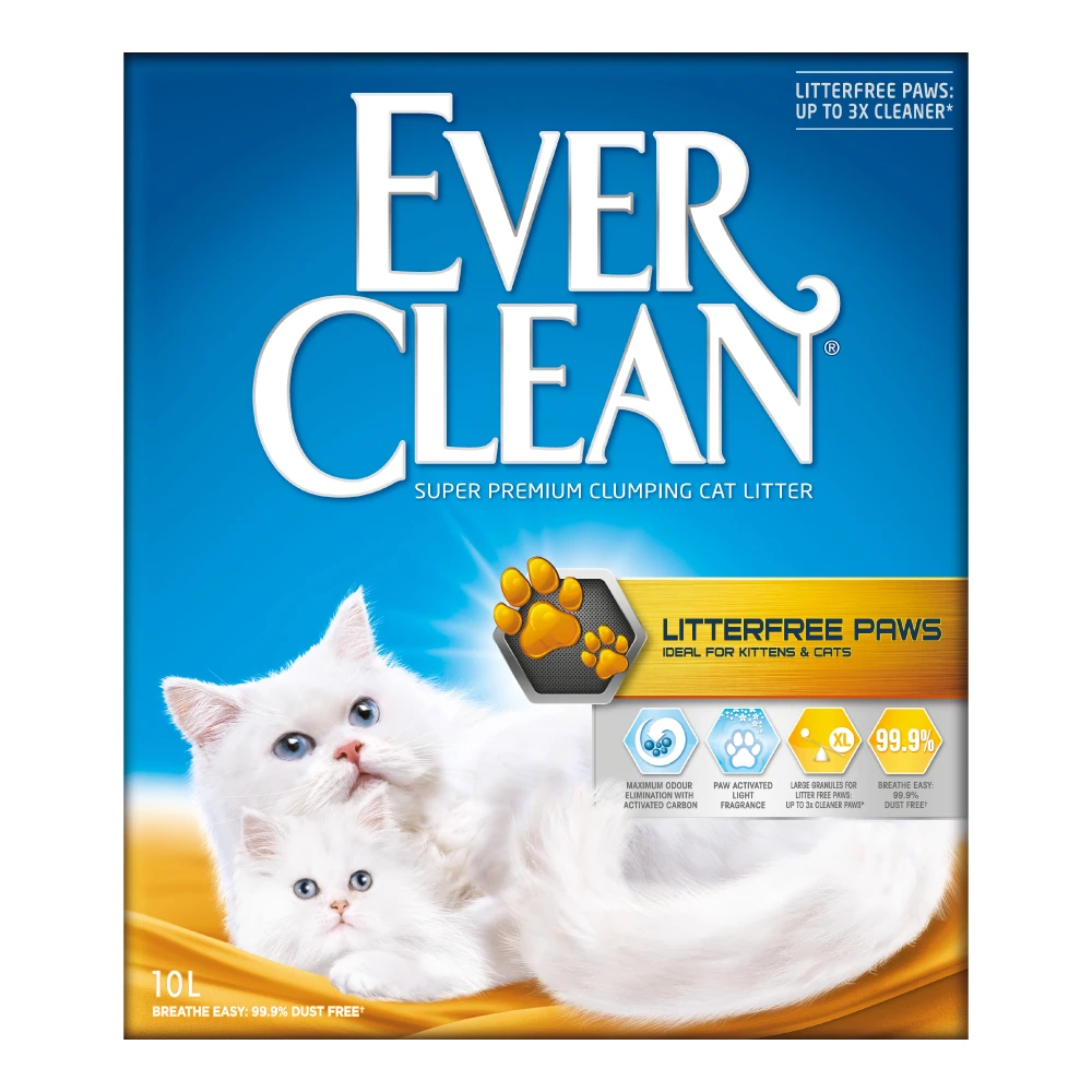 Ever Clean® Litterfree Paws stelivo - Výhodné balenie: 2 x 10 l