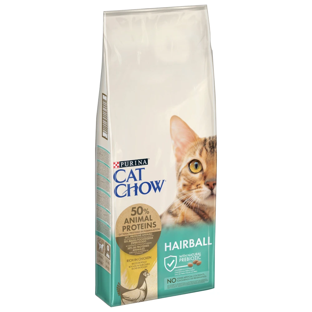 CAT CHOW Special Care Hairball Control granule kura - 15 kg