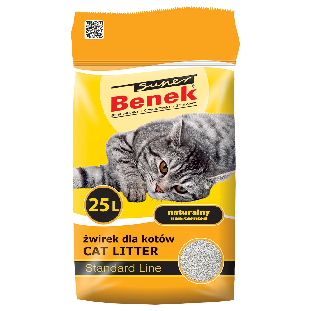 Super Benek Natural - 25 l (cca 20 kg)