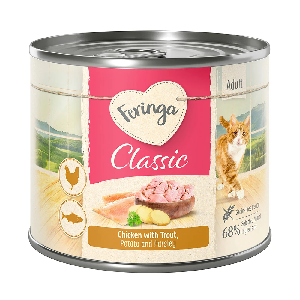 Feringa Classic Meat Menu 6 x 200 g - pstruh a kuracie