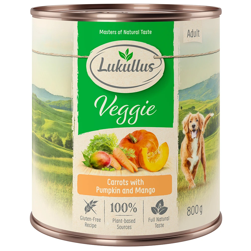 Lukullus Naturkost Adult / Junior, 6 x 800 g - 5 + 1 zdarma! - Veggie