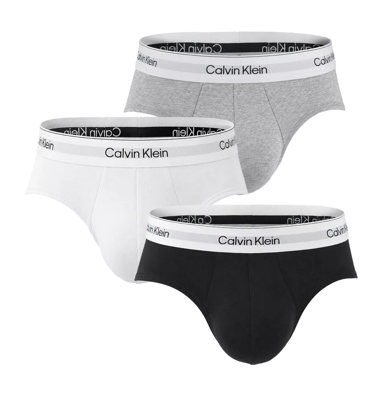 Calvin Klein - pánske slipy 3PACK Icon cotton stretch signature colors