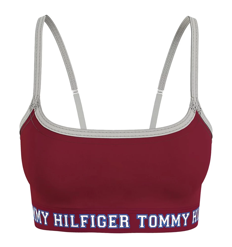 TOMMY HILFIGER - Tommy League deep rouge podprsenka s nastaviteľnými ramienkami - fashion limited edition