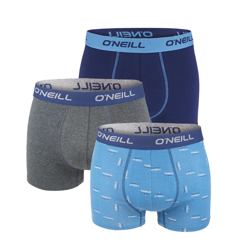O'NEILL - 3PACK blue marine & gray boxerky