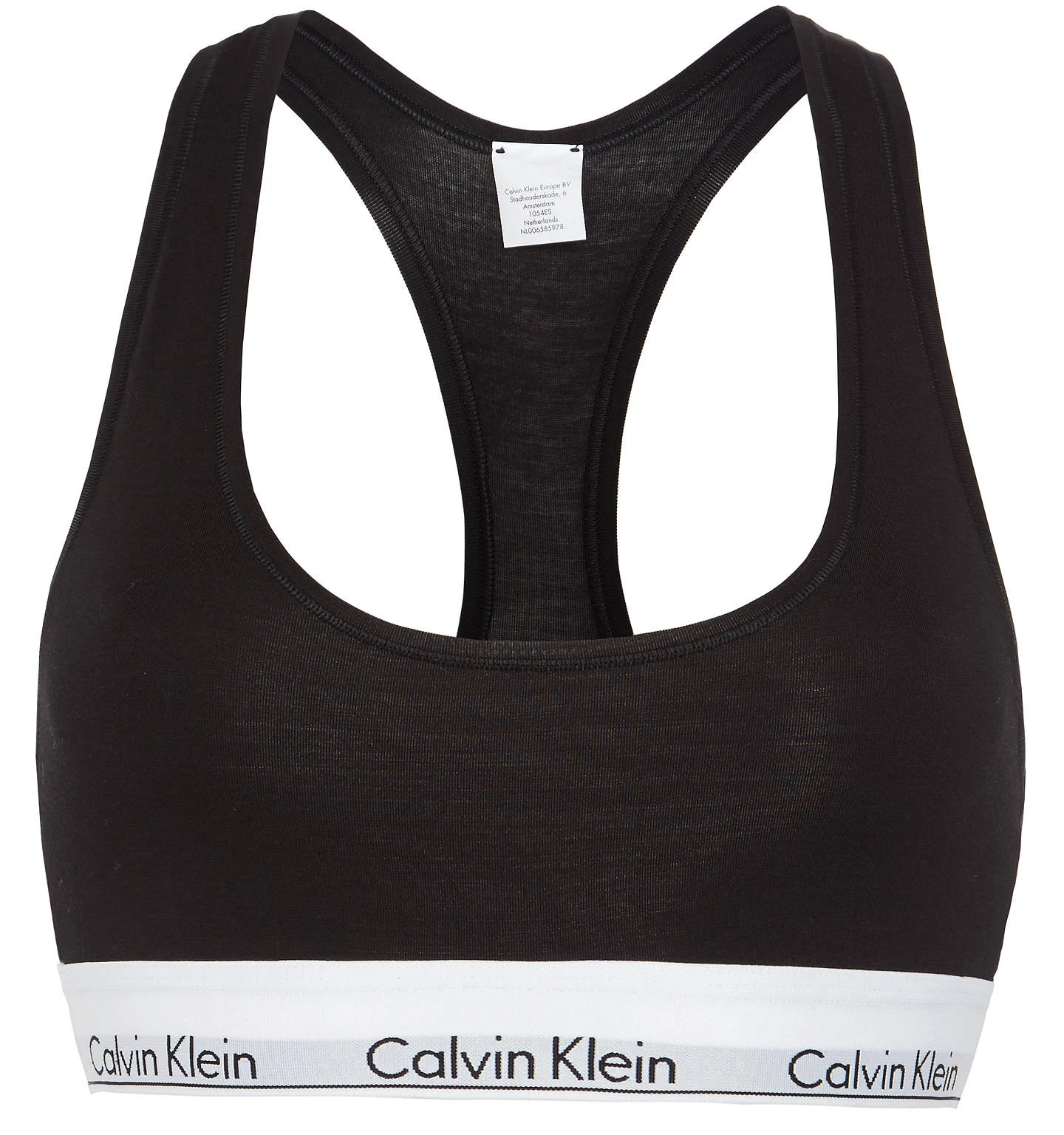 Calvin Klein - Bralette Cotton Stretch čierna