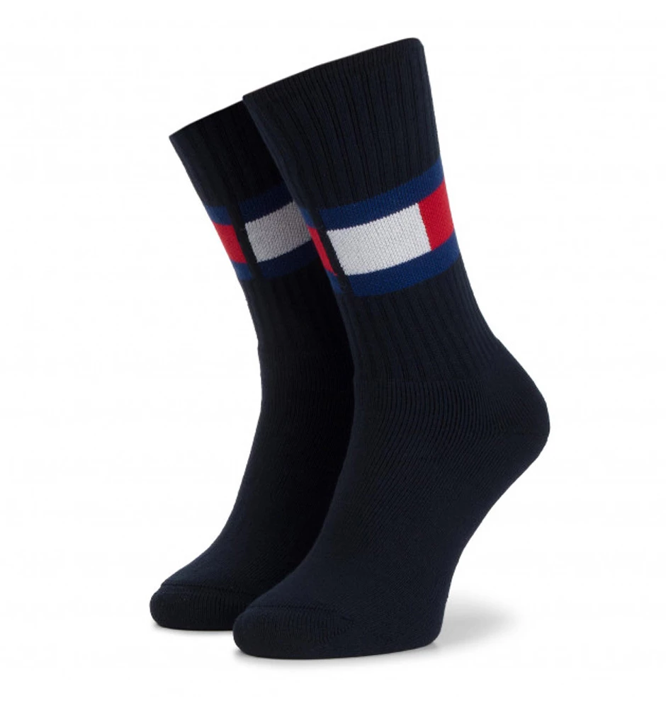 TOMMY HILFIGER - navy ponožky s logom