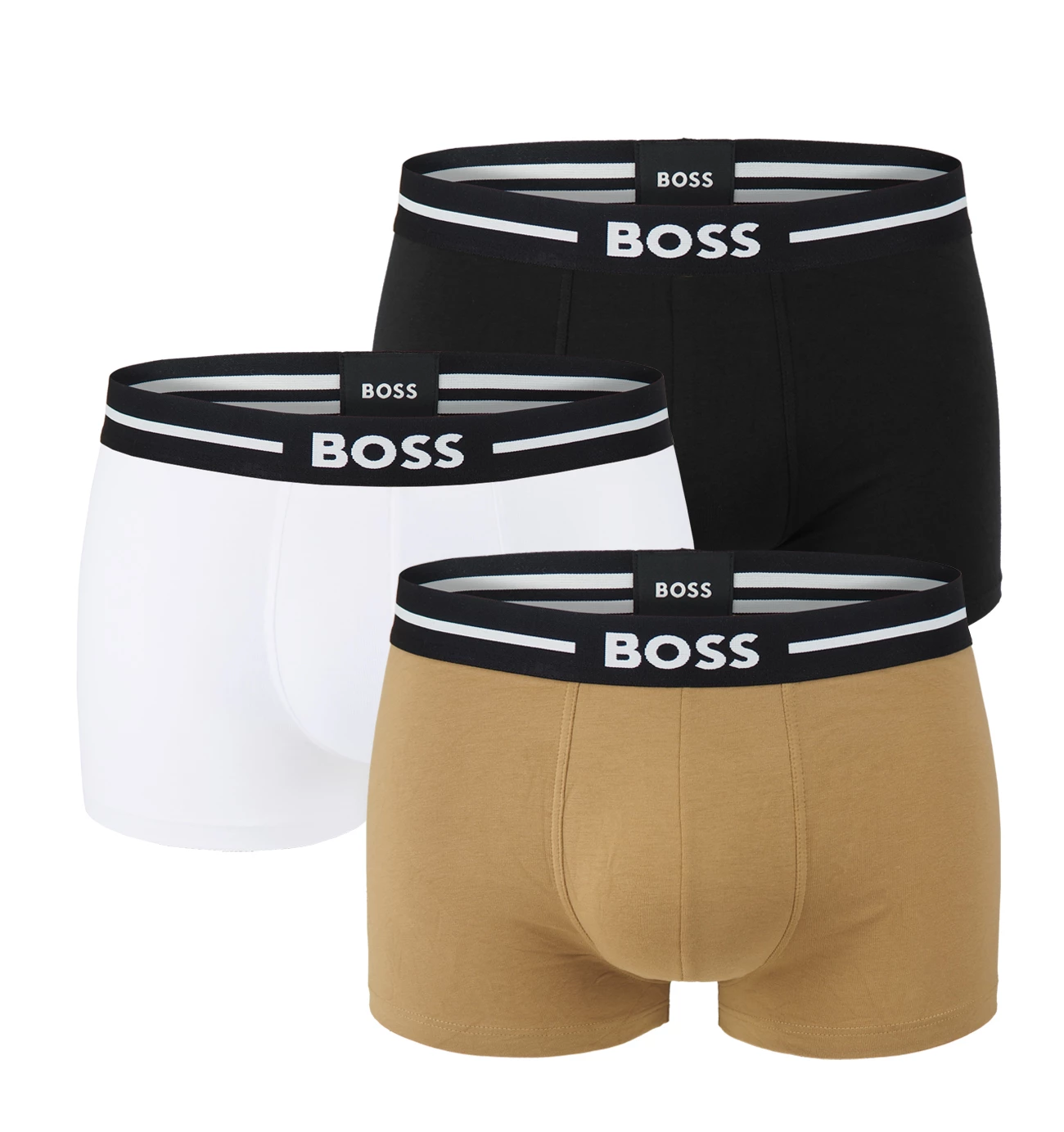 BOSS - boxerky 3PACK cotton stretch BOLD - limitovaná fashion edícia (HUGO BOSS)
