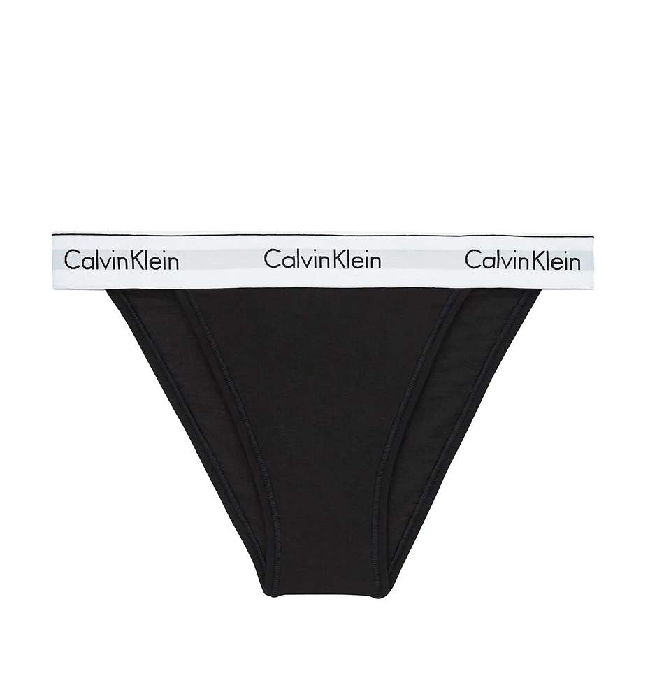 CALVIN KLEIN - modern cotton high leg čierne brazilky