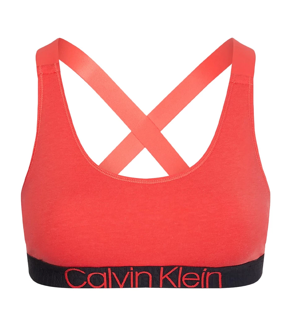 CALVIN KLEIN - punch pink color unlined bralette